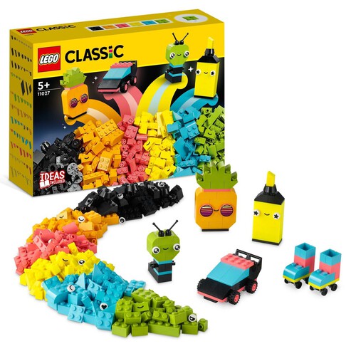 Classic Kreatywna zabawa neonowymi kolorami 11027 LEGO 1 sztuka