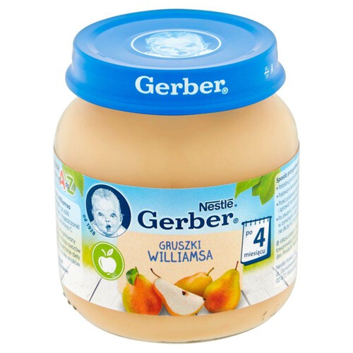 Gruszki Williamsa po 4 miesiącu Gerber 125 g