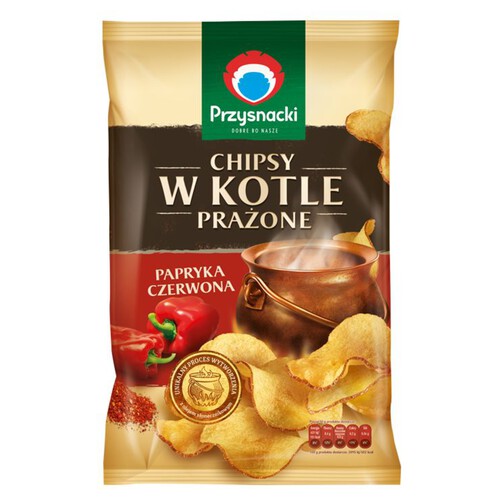 Chipsy w kotle prażone papryka czerwona Przysnacki 125 g