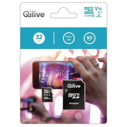 Karta pamięci micro SD 32GB + Adapter  Qilive sztuka