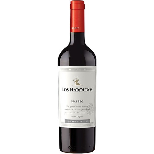 Wino argentyńskie czerwone wytrawne Malbec alk. 12,5% obj. Los Haroldos 750 ml