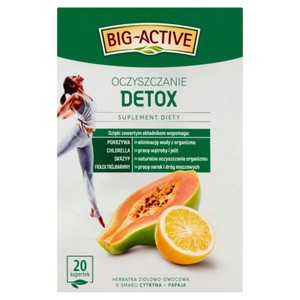 Herbata ziołowo-owocowa oczyszczanie Detox Big Active 20 torebek