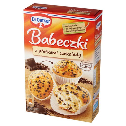 Babeczki z płatkami czekolady w proszku Dr. Oetker 300 g