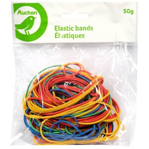 Gumki recepturki różne kolory Auchan 50 g