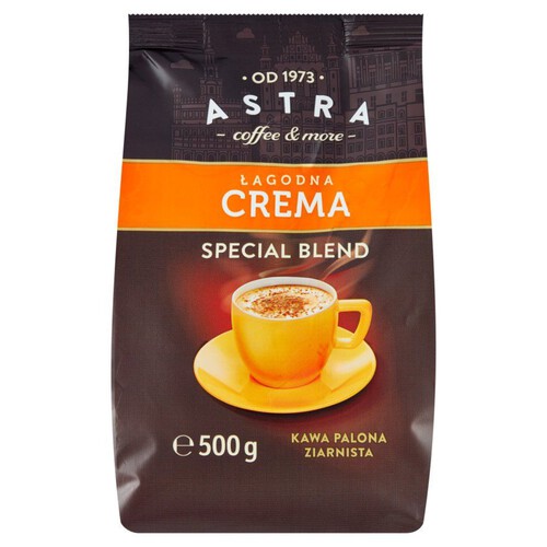 Kawa ziarnista Crema łagodna Astra 500 g