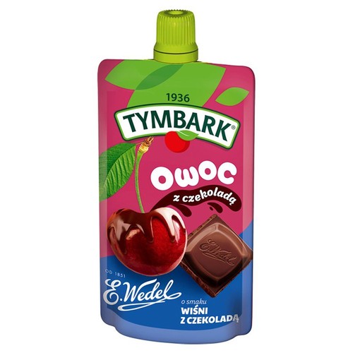 Owoc z czekoladą E.Wedel  o smaku wiśni z czekoladą Tymbark 100 g