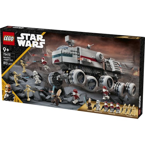 Star Wars: Wojny klonów Czołg Republiki Juggernaut 75413 LEGO 1 sztuka