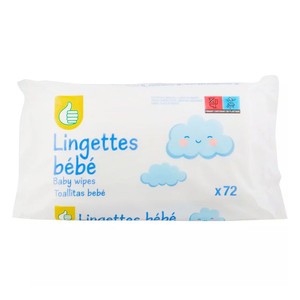 Chusteczki nawilżane Auchan 72 sztuki