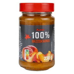 Dżem z brzoskwiń Auchan 230 g