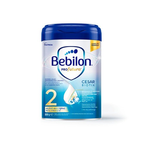 Mleko Pro futura 2 następne po 6 miesiącu Bebilon 800 g