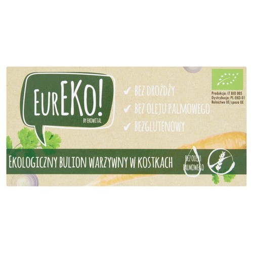 BIO Ekologiczny Bulion warzywny EUREKO 100 g