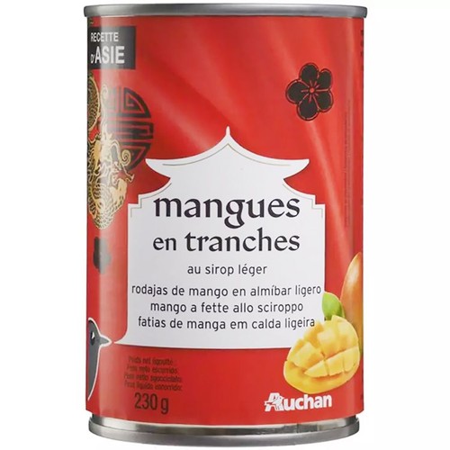 Mango w syropie Auchan 230 g