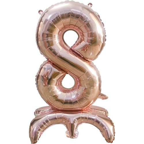 Balon foliowy stojący cyfra 8  GoParty 1 sztuka