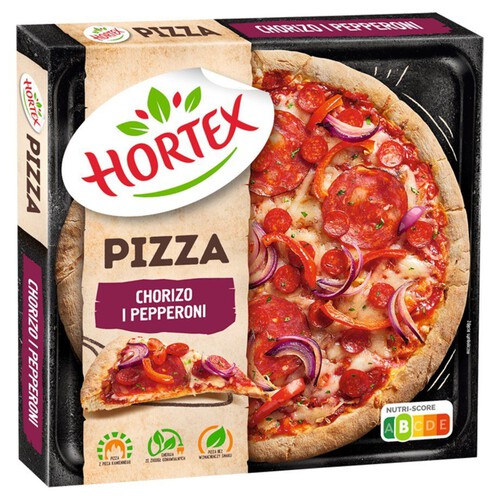 Pizza Chorizo i pepperoni  Hortex 370 g