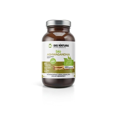 BIO Ashwagandha   Big Nature 90 tabletek