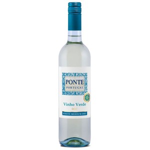 Wino portugalskie białe półwytrawne Vinho Verde alk. 10,0% obj. Ponte 750 ml