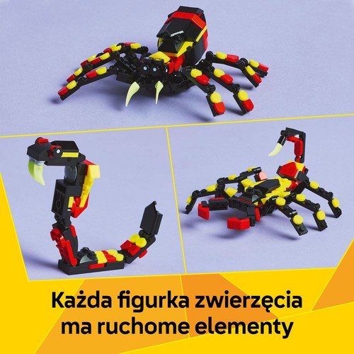 Creator 3 w 1 Dzikie zwierzęta: niezwykły pająk 31159 LEGO 1 sztuka