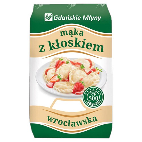 Mąka pszenna. typ 500 wrocławska Gdańskie Młyny 1 kg