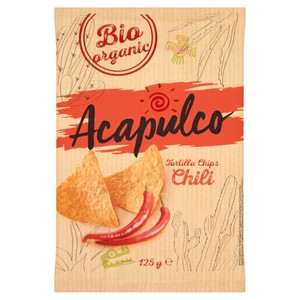 BIO Nachosy o smaku chilli Acapulco 125 g