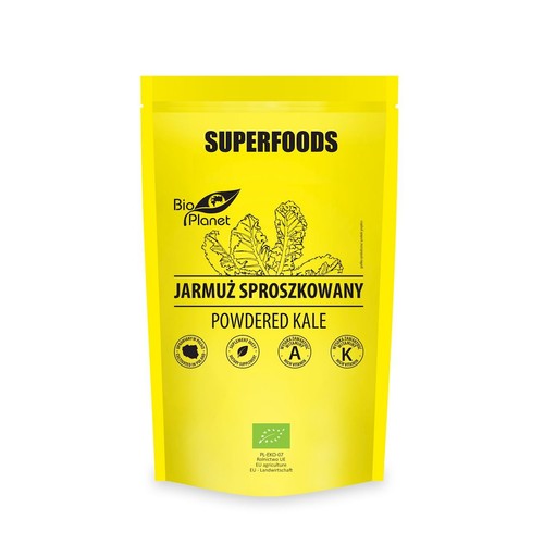 BIO Jarmuż sproszkowany Bio Planet Superfoods 125 g