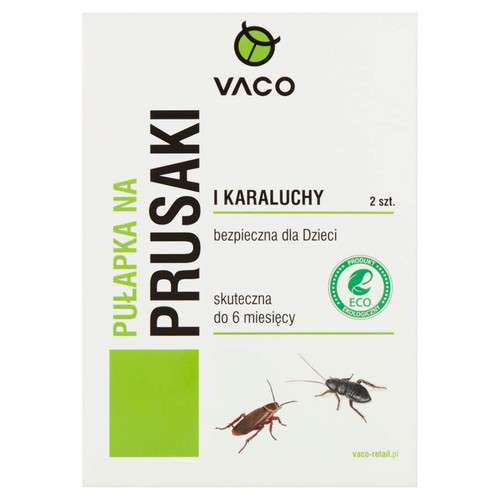 Pułapka na prusaki i karaluchy Vaco 2 sztuki