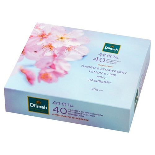 Zestaw herbat Gift of Tea Dilmah 40 torebek