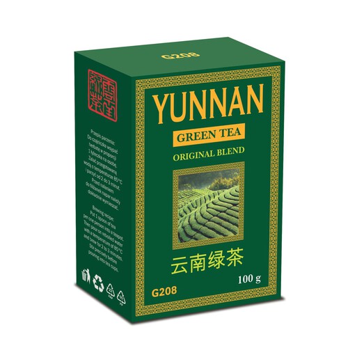 Herbata liściasta zielona  Yunnan  Sir Roger 100 g