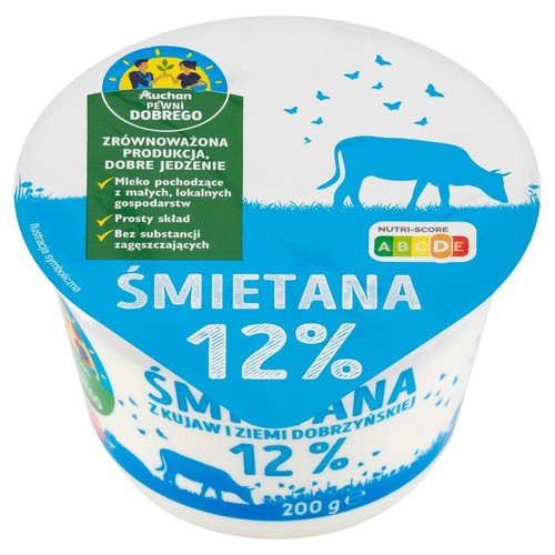 Śmietana 12% Pewni Dobrego 200 g