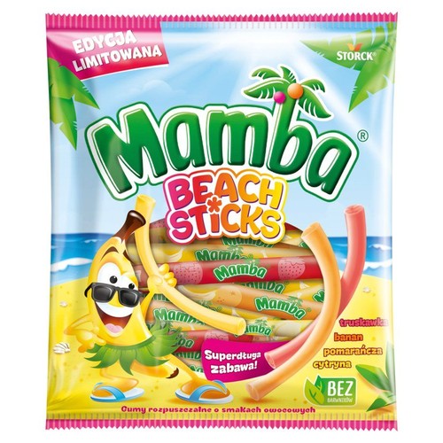 Guma rozpuszczalna Beach Sticks Mamba 140 g