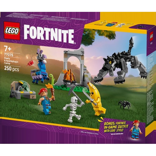 Fortnite® Skórek i Iskra oraz obóz 77075 LEGO 1 sztuka