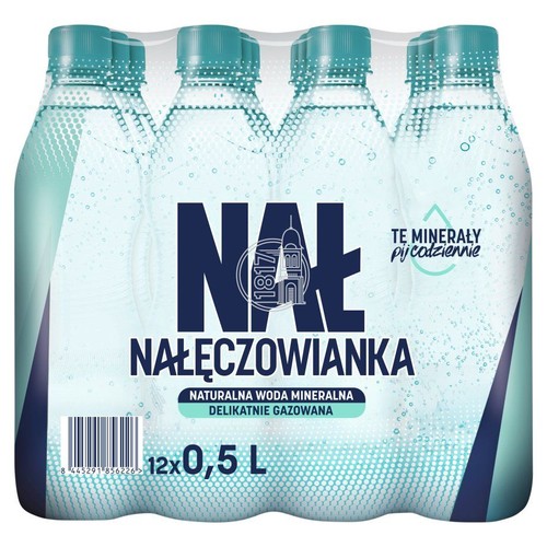 Woda mineralna delikatnie gazowana  Nałęczowianka 12 x 500 ml