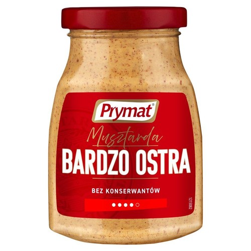Musztarda bardzo ostra Prymat 180 g
