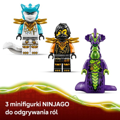 Zabawka NINJAGO® Mech specjalny Cole’a i Zane w smoczej zbroi 71854 LEGO 1 sztuka