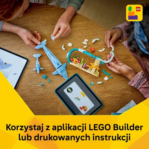 Zestaw konstrukcyjny Creator 3 w 1 Zwierzęta morskie: piękny delfin 31385 LEGO 1 sztuka