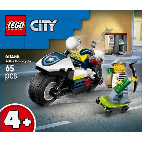 City Pościg na motocyklu policyjnym dla dzieci 60455 LEGO 1 sztuka