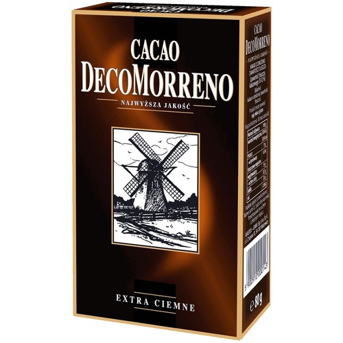 Kakao o obniżonej zawartości tłuszczu 10-12% DecoMorreno 80 g