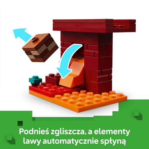 Minecraft® Bitwa na moście Netheru 21266 LEGO 1 sztuka