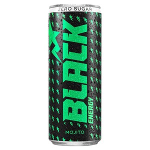 Napój energetyzujący Black Mojito zero cukru o smaku limonka-mięta  Black 250 ml