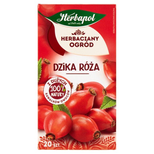 Herbaciany Ogród herbatka owocowo ziołowa dzika róża Herbapol 750 ml