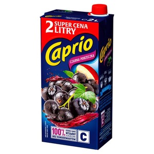 Napój niegazowany z czarnych porzeczek  Caprio 2 l