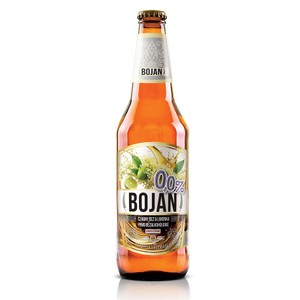 Piwo bezalkoholowe smakowe Czarny Bez i Limonka alk. 0,0% obj. Bojan 500 ml