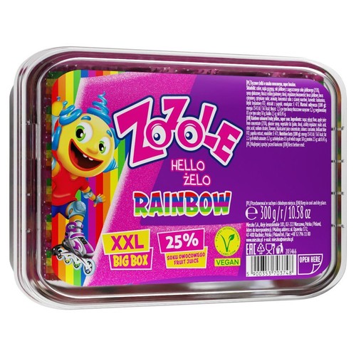 Żeli Hello Żelo Rainbow XXL Zozole 300 g