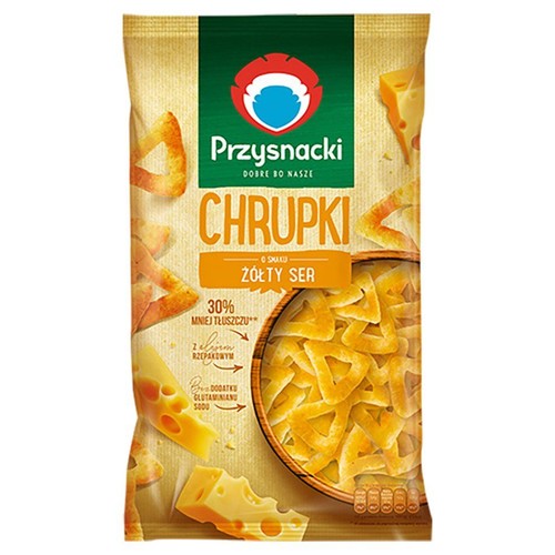 Chrupki o smaku żółty ser Przysnacki 130 g