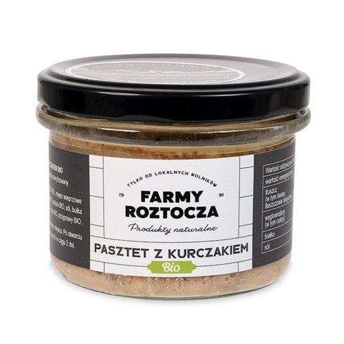 BIO Pasztet z kurczaka  Farmy Roztocza 180 g