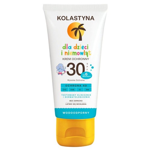 Krem ochronny dla dzieci i niemowląt SPF 30 Kolastyna 75 ml