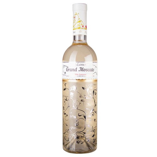 Wino białe Grand Moscato White alk. 12% obj. Glamour 750 ml