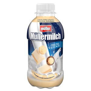 Müllermilch o smaku białej czekolady i orzechów makadamia   Müller 400 g