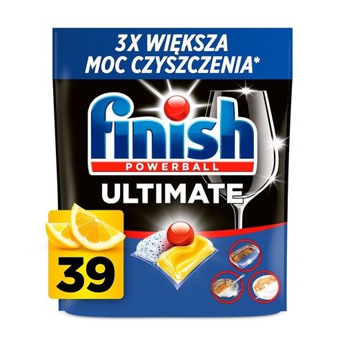 Kapsułki do zmywarki Ultimate lemon Finish 39 kapsułek