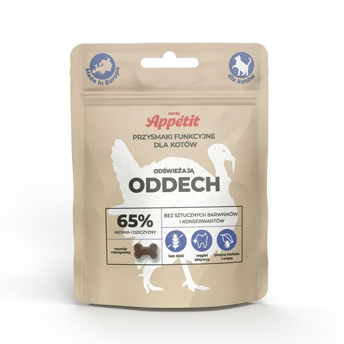 Przysmak funkcyjny dla kotów Oddech Comfy Appetit 70 g
