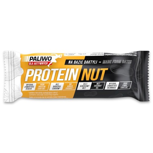 Baton proteinowy orzechowy z olejem MCT Paliwo dla aktywnych 50 g